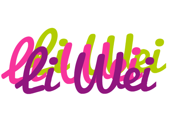 Li Wei flowers logo